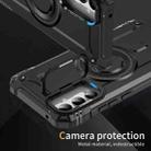 For Samsung Galaxy A34 Lens Holder MagSafe Phone Case(Black) - 2