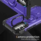 For Samsung Galaxy A34 Lens Holder MagSafe Phone Case(Purple) - 2