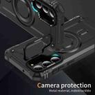 For Samsung Galaxy S23+ 5G Lens Holder MagSafe Phone Case(Black) - 2