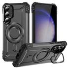 For Samsung Galaxy S23+ 5G Lens Holder MagSafe Phone Case(Grey) - 1