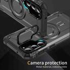 For Samsung Galaxy S23+ 5G Lens Holder MagSafe Phone Case(Grey) - 2