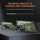 For Samsung Galaxy S23 Ultra 5G Lens Holder MagSafe Phone Case(Army Green) - 3