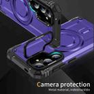 For Samsung Galaxy S24 5G Lens Holder MagSafe Phone Case(Purple) - 2