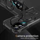 For Samsung Galaxy S24+ 5G Lens Holder MagSafe Phone Case(Black) - 2
