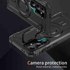 For Samsung Galaxy S24 FE 5G Lens Holder MagSafe Phone Case(Black) - 2