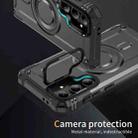 For Samsung Galaxy S24 FE 5G Lens Holder MagSafe Phone Case(Grey) - 2
