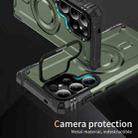 For Samsung Galaxy S25 Ultra 5G Lens Holder MagSafe Phone Case(Army Green) - 2