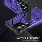 For Samsung Galaxy S25 Ultra 5G Lens Holder MagSafe Phone Case(Purple) - 2