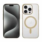 For iPhone 15 Pro Max Nano Series PC MagSafe Phone Case(Desert Gold) - 1