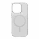 For iPhone 15 Pro Nano Series PC MagSafe Phone Case(Silver) - 2