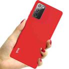 For Samsung Galaxy Note20 IMAK UC-2 Series Shockproof Full Coverage Soft TPU Case(Red) - 2