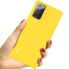 For Samsung Galaxy Note20 IMAK UC-2 Series Shockproof Full Coverage Soft TPU Case(Yellow) - 2