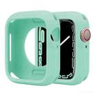 For Apple Watch Series 38mm / 40mm Candy Silicone Half Coverage Watch Case(Emerald Green) - 1