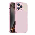 For iPhone 16 Pro Max Nano Semi-transparent Frosted Skin Feel Phone Case(Light Pink) - 1