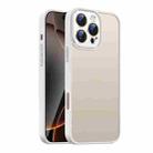 For iPhone 16 Pro Nano Semi-transparent Frosted Skin Feel Phone Case(Antique White) - 1