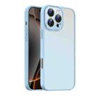 For iPhone 16 Pro Nano Semi-transparent Frosted Skin Feel Phone Case(Sky Blue) - 1