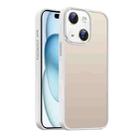 For iPhone 15 Nano Semi-transparent Frosted Skin Feel Phone Case(Antique White) - 1