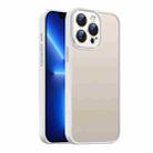 For iPhone 13 Pro Nano Semi-transparent Frosted Skin Feel Phone Case(Antique White) - 1