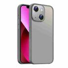 For iPhone 13 Nano Semi-transparent Frosted Skin Feel Phone Case(Titanium Gray) - 1