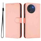 For Doogee Note 59 / Note 59 Pro Skin Feel Solid Color Leather Phone Case with Lanyard(Pink) - 2