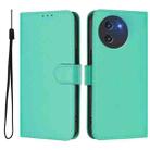 For Doogee Note 59 / Note 59 Pro Skin Feel Solid Color Leather Phone Case with Lanyard(Green) - 2