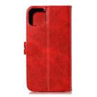 For iPhone 12 mini Embossed Happy Cat Pattern Horizontal Flip Leather Case with Holder & Card Slots & Wallet & Photo Frame(Red) - 3