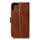For iPhone 12 mini Embossed Happy Cat Pattern Horizontal Flip Leather Case with Holder & Card Slots & Wallet & Photo Frame(Brown) - 3