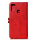For Samsung Galaxy A21s Embossed Happy Cat Pattern Horizontal Flip Leather Case with Holder & Card Slots & Wallet & Photo Frame(Red) - 3