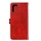 For Samsung Galaxy Note20 Embossed Happy Cat Pattern Horizontal Flip Leather Case with Holder & Card Slots & Wallet & Photo Frame(Red) - 3