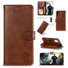 For Samsung Galaxy Note20 Embossed Happy Cat Pattern Horizontal Flip Leather Case with Holder & Card Slots & Wallet & Photo Frame(Brown) - 1