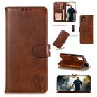 For Samsung Galaxy Note20 Ultra Embossed Happy Cat Pattern Horizontal Flip Leather Case with Holder & Card Slots & Wallet & Photo Frame(Brown) - 1