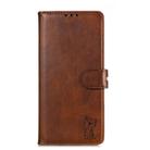 For Samsung Galaxy Note20 Ultra Embossed Happy Cat Pattern Horizontal Flip Leather Case with Holder & Card Slots & Wallet & Photo Frame(Brown) - 2