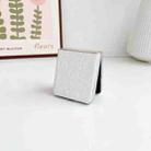For OPPO Find N3 Flip Camellia Plaid Fabric DIY PC Phone Case(White) - 3