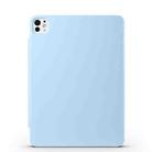 For iPad Pro 11 2024 Fixed Buckle Magnetic Deformation Leather Tablet Case(Ice Blue) - 3