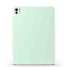 For iPad Pro 13 2024 Fixed Buckle Magnetic Deformation Leather Tablet Case(Baby Green) - 3