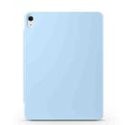 For iPad Air 11 2025 / 2024 / 10.9 2022 Fixed Buckle Magnetic Deformation Leather Tablet Case(Ice Blue) - 3