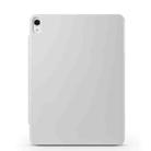 For iPad Air 11 2025 / 2024 / 10.9 2022 Fixed Buckle Magnetic Deformation Leather Tablet Case(Grey) - 3