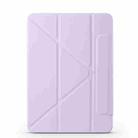 For iPad Air 11 2025 / 2024 / 10.9 2022 Fixed Buckle Magnetic Deformation Leather Tablet Case(Purple) - 2