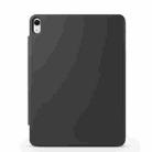 For iPad 2025 / 2022 Fixed Buckle Magnetic Deformation Leather Tablet Case(Black) - 3