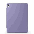 For iPad 2025 / 2022 Fixed Buckle Magnetic Deformation Leather Tablet Case(Lavender Purple) - 3