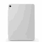 For iPad mini 6 / mini 2024 Fixed Buckle Magnetic Deformation Leather Tablet Case(Grey) - 3