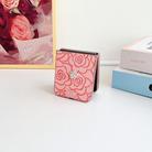 For Motorola Razr 50 / 50 Ultra 3D Camellia Plaid Fabric DIY PC Phone Case(Pink) - 3