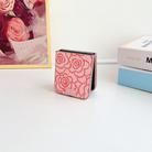 For Motorola Razr 50 / 50 Ultra Camellia Plaid Fabric DIY PC Phone Case(Pink) - 3