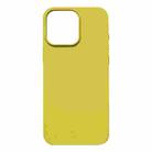 For iPhone 15 Pro Max Liquid Silicone Phone MagSafe Case(Yellow) - 2