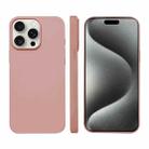 For iPhone 15 Pro Max Liquid Silicone Phone MagSafe Case(Pink) - 1