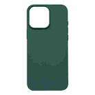For iPhone 11 Pro Max Liquid Silicone Phone MagSafe Case(Dark Green) - 2