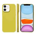 For iPhone 11 Liquid Silicone Phone MagSafe Case(Yellow) - 1