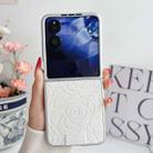 For Xiaomi Mix Flip Camellia Plaid Fabric DIY PC Phone Case(White) - 2