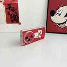 For OPPO Find N3 Skin Fee Litchi Pattern Scarf Embroidered Dog Phone Case(Red) - 3