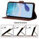 For Cubot A10 Crossbody 3D Embossed Flip Leather Phone Case(Wine Red) - 3